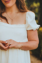 Vestido Zoé Blanco Algodón
