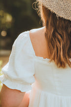Vestido Zoé Blanco Algodón