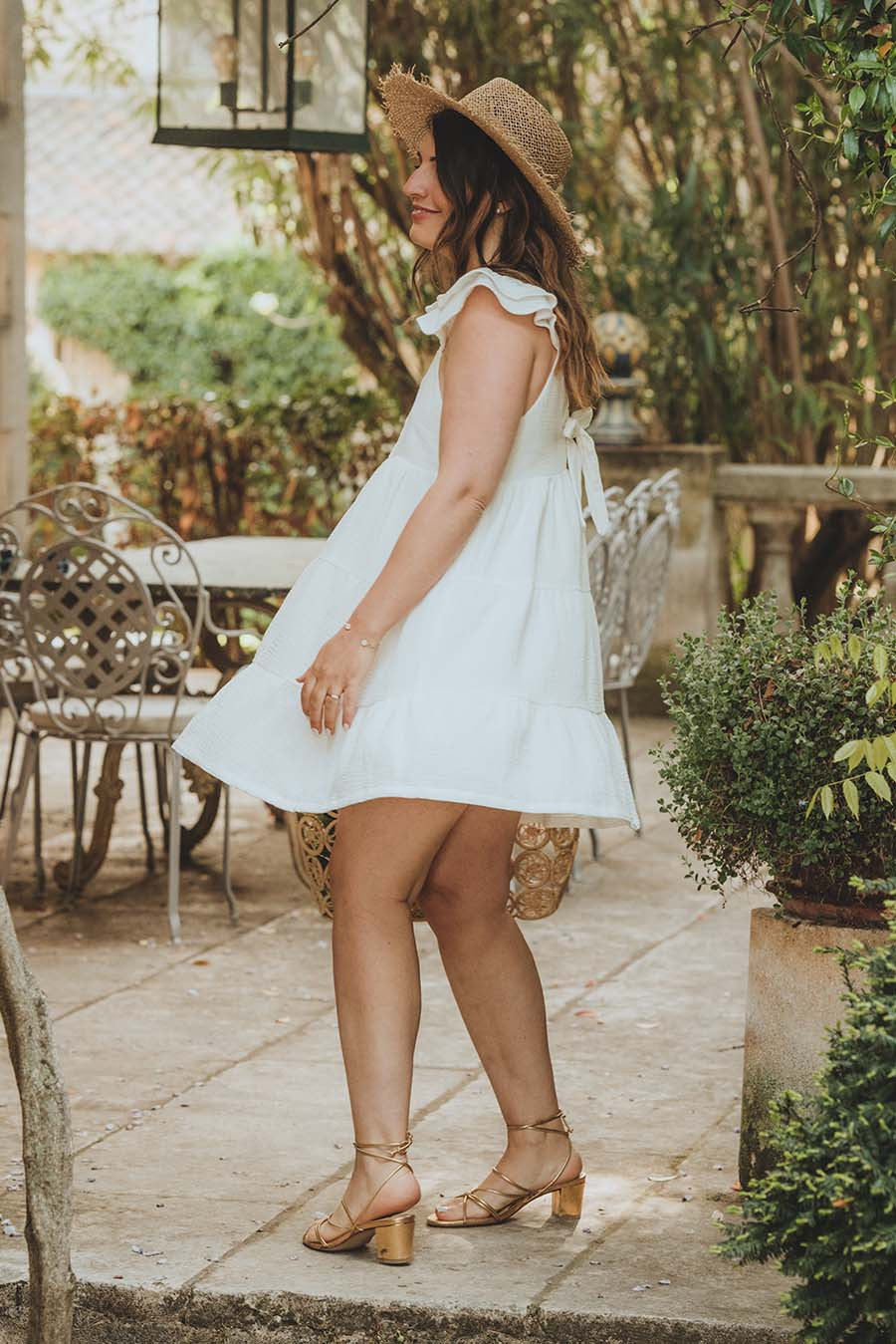 Vestido Louana Blanco Algodón
