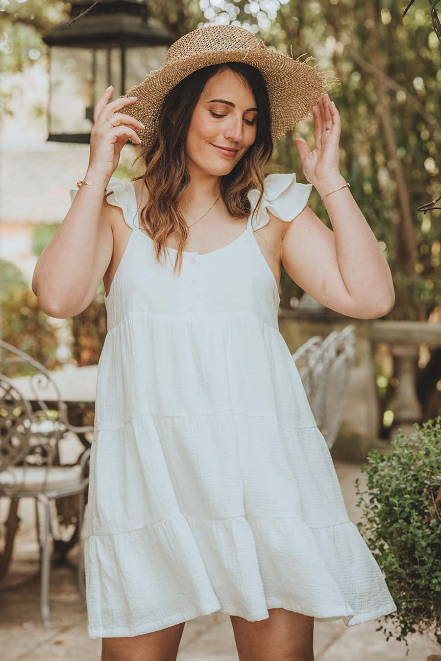 Vestido Louana Blanco Algodón