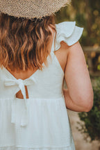 Vestido Louana Blanco Algodón