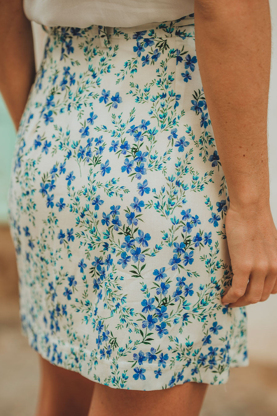 Falda Yseult Porcelaine Azul