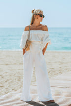 Pantalón Matias Blanco Algodón