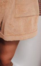 Short Jonas Terciopelo Marrón