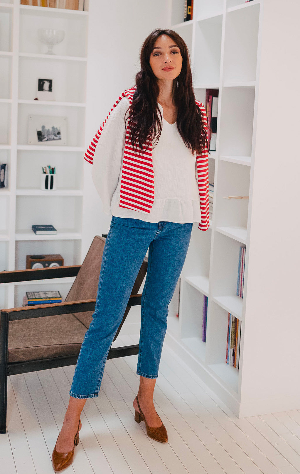 Blusa Sully Blanco Algodón