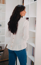Blusa Sully Blanco Algodón