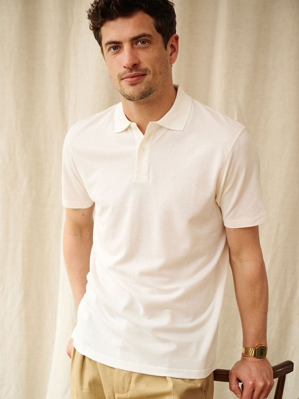 Zuny Polo Shirt - White - Men