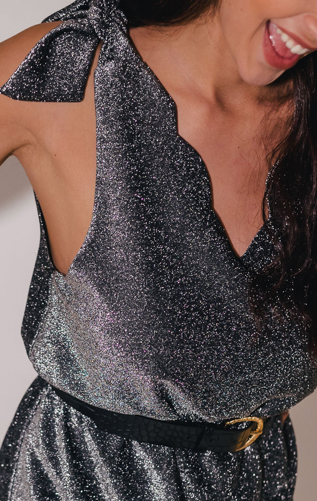Vestido Augustin Plateado
