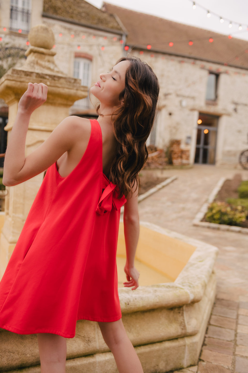 Vestido Athénaïs Coral