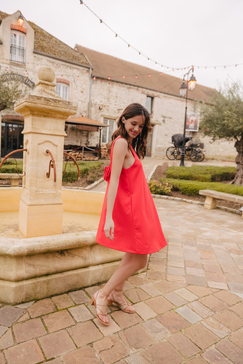 Vestido Athénaïs Coral