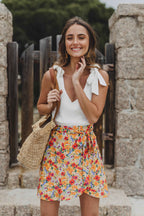 Falda Yseult Fleur D Été