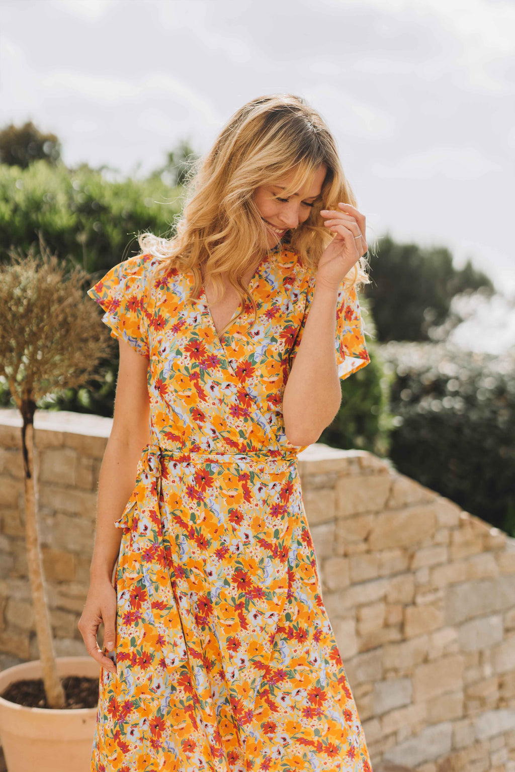 Vestido Amalia Fleur D Été