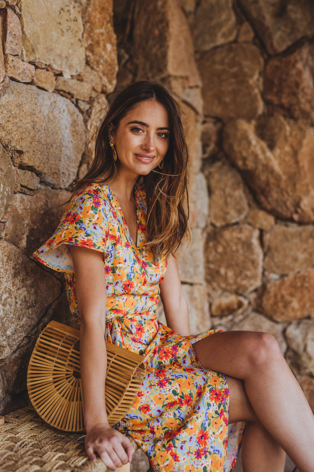 Vestido Amalia Fleur D Été