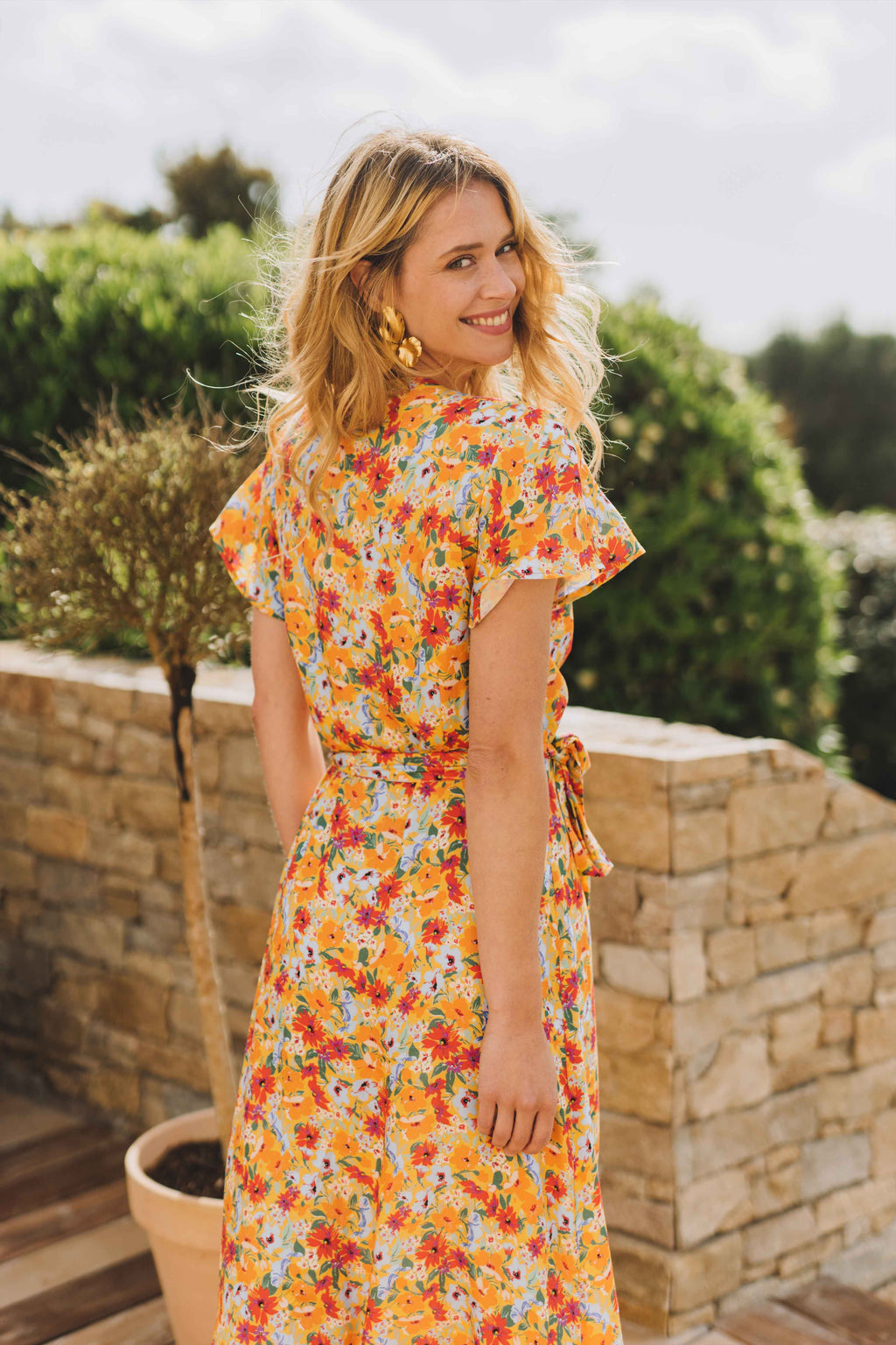 Vestido Amalia Fleur D Été