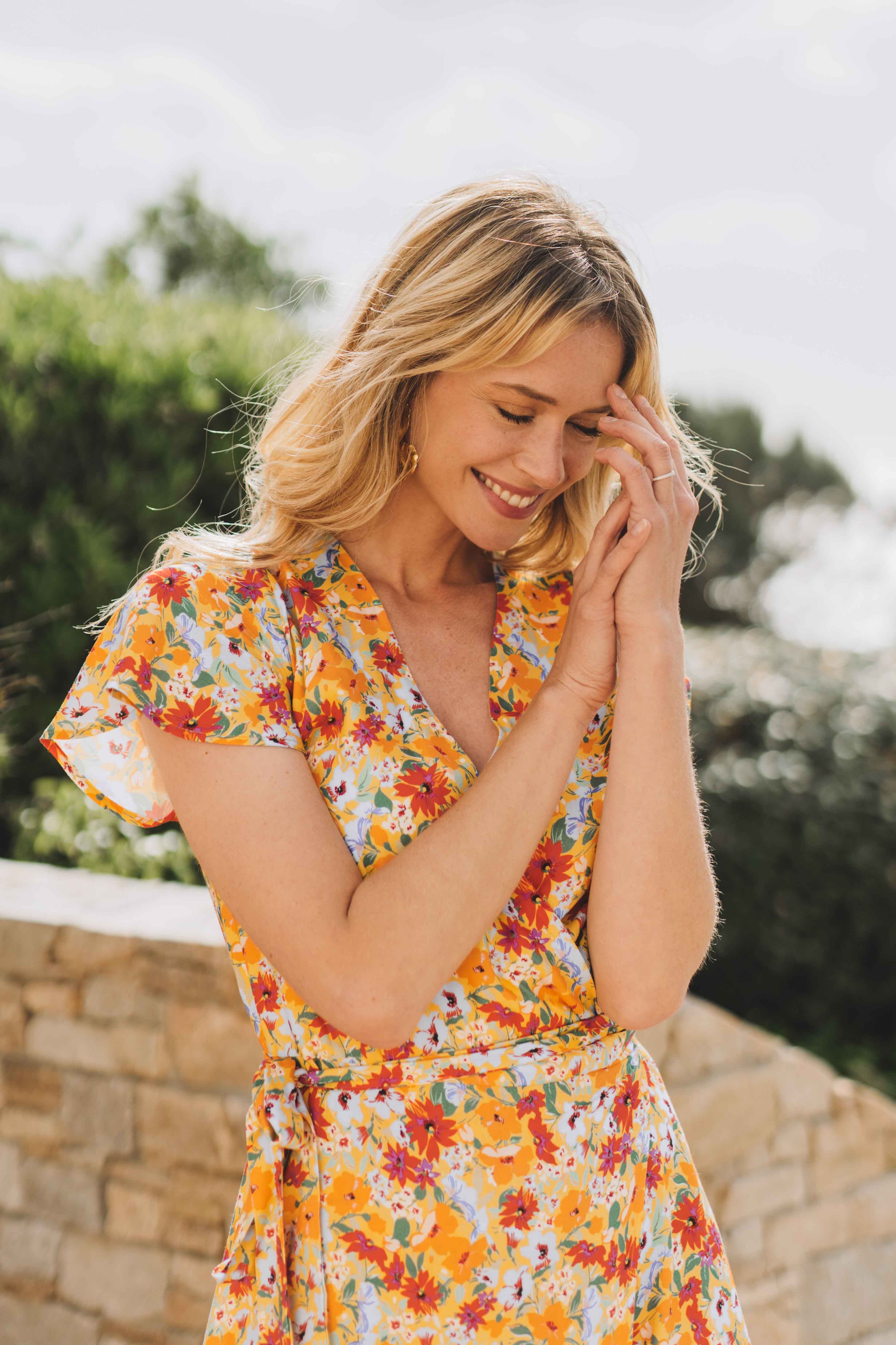 Vestido Amalia Fleur D Été