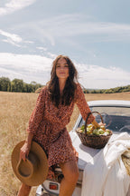 Vestido Rosalie Liberty Mandarine