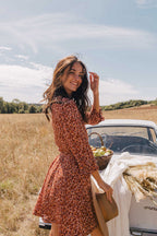 Vestido Rosalie Liberty Mandarine