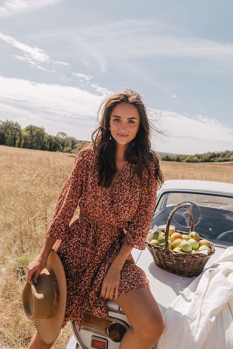 Vestido Rosalie Liberty Mandarine