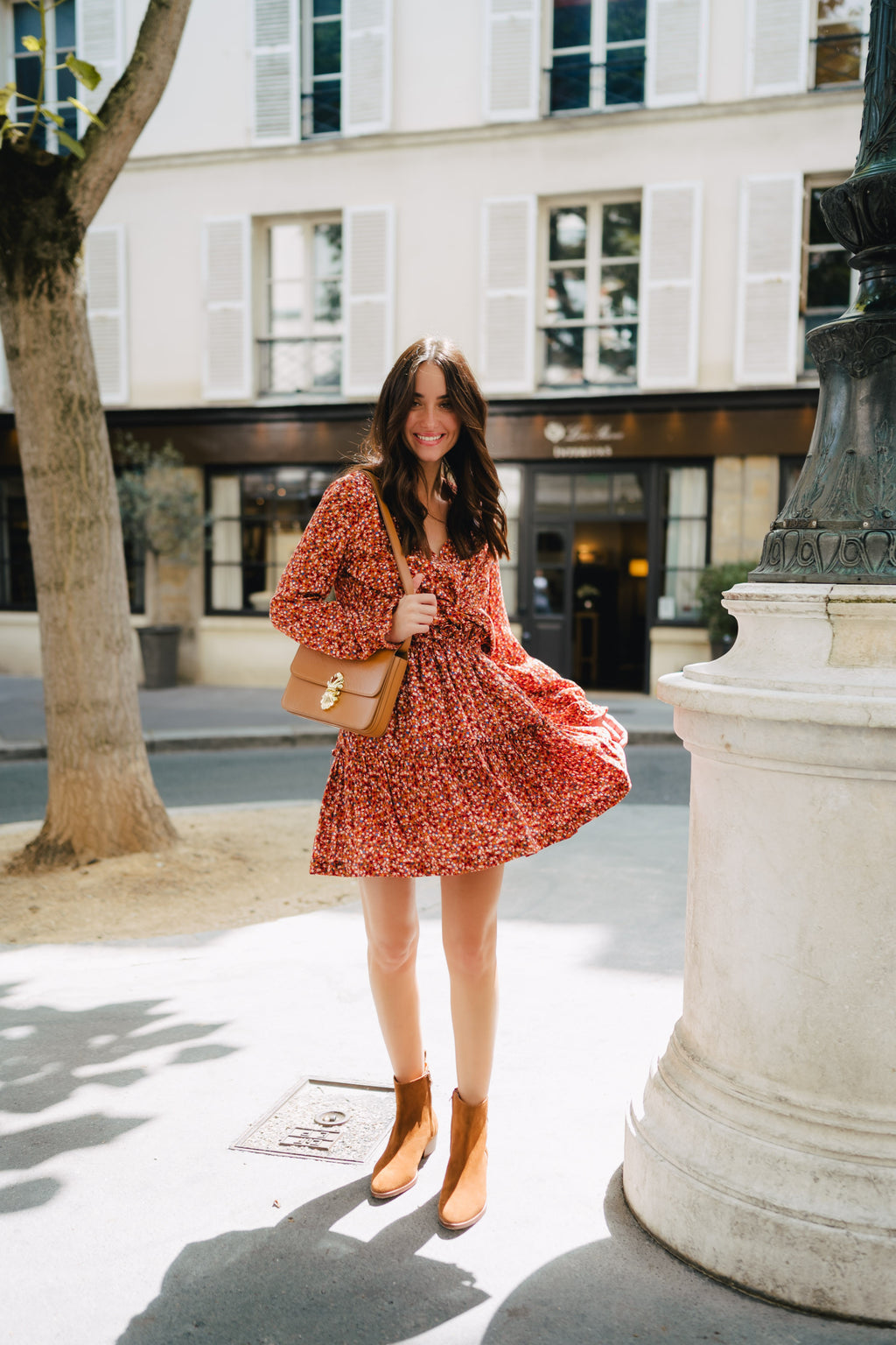 Falda Edma Liberty Mandarina