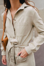 Combinaison Morgane Gabardine Beige