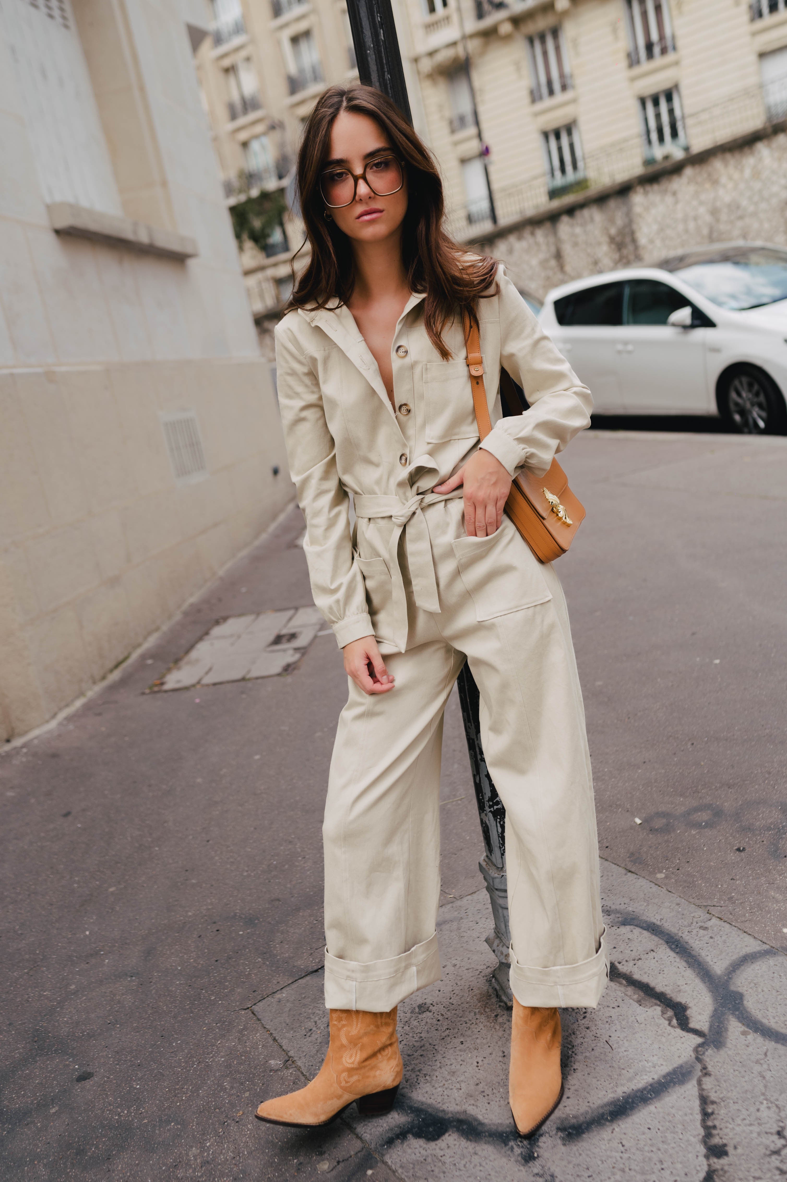 Combinaison Morgane Gabardine Beige