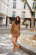 Vestido Élina Camel