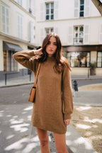 Vestido Élina Camel