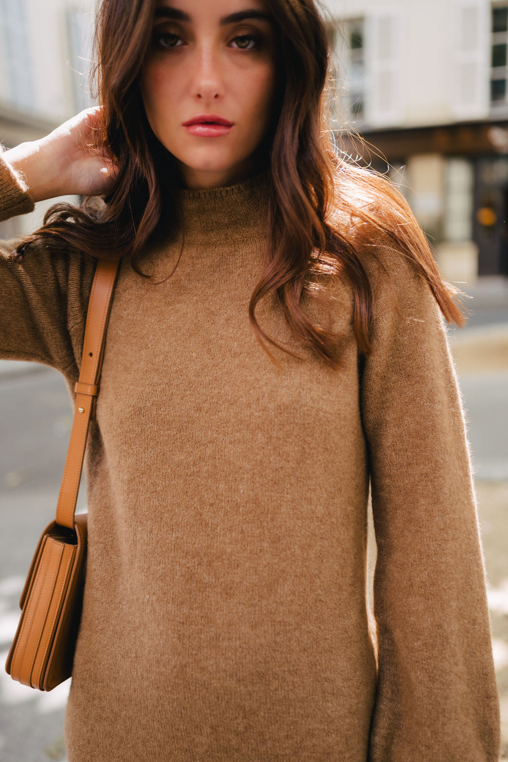 Vestido Élina Camel