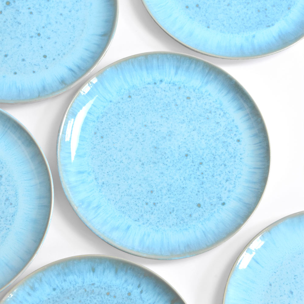 Large Plates - Agua Blue