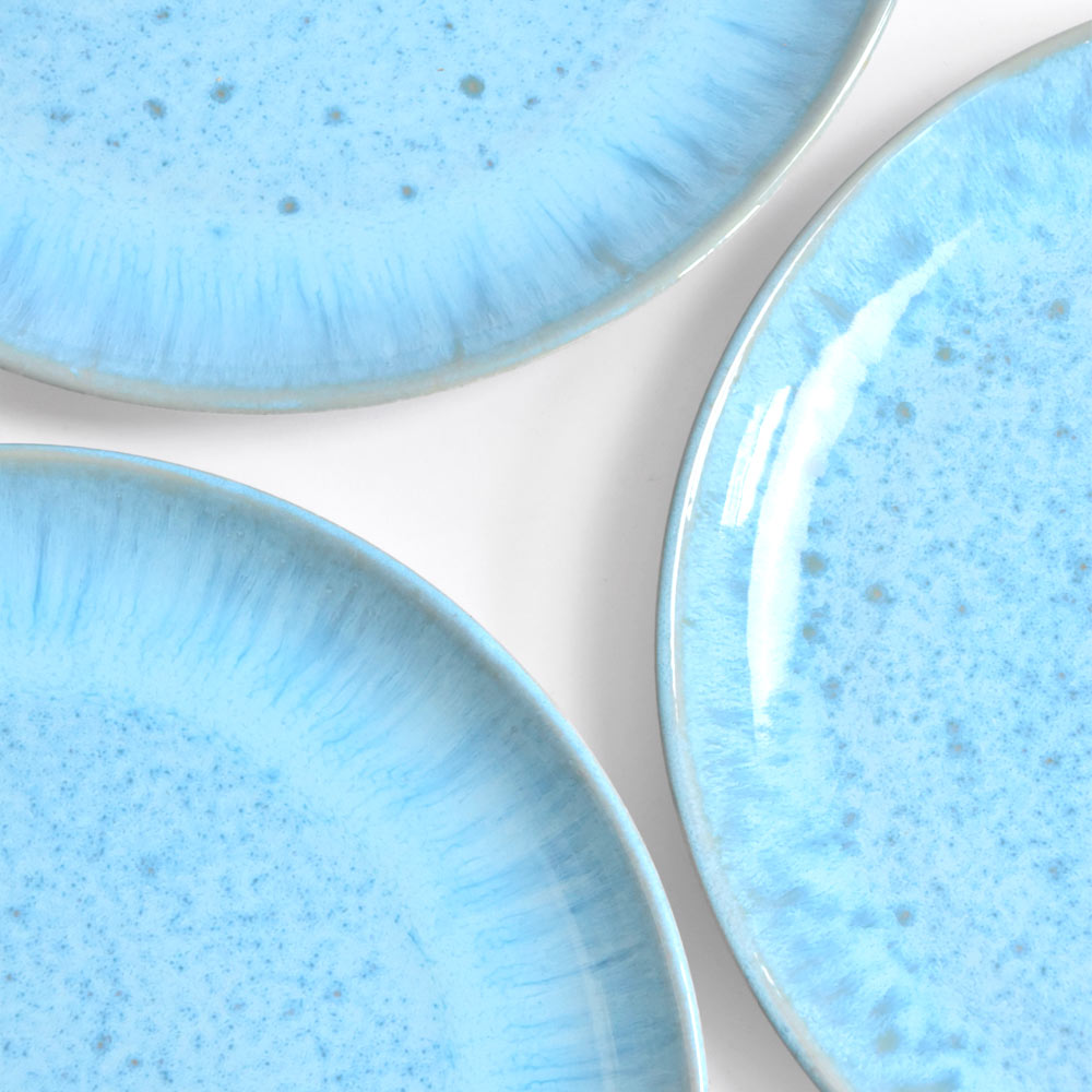 Large Plates - Agua Blue
