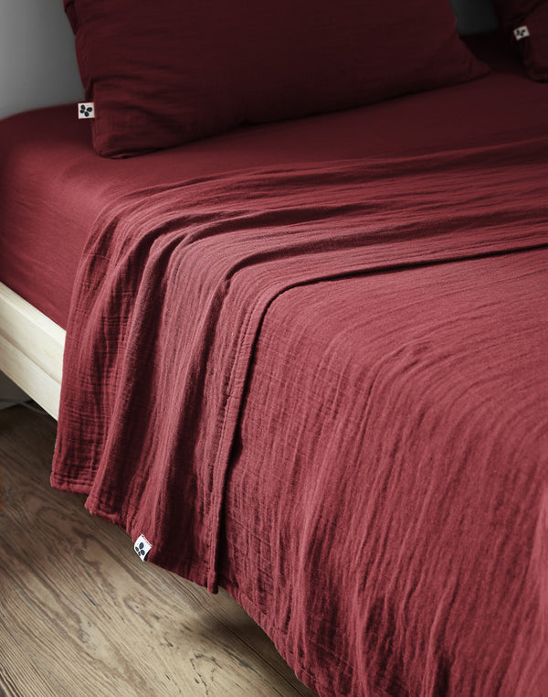 Gaia - Drap Plat - Lie De Vin