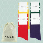 Confezione regalo Klue con 4 paia di calzini da tennis alla caviglia in cotone biologico | STRAVAGANTE - klueconcept