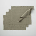 4 Washed Linen Sets - Sage - MOST - The Bradery