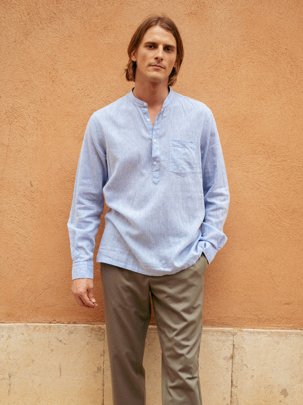 Timur Shirt - Light Blue - Men