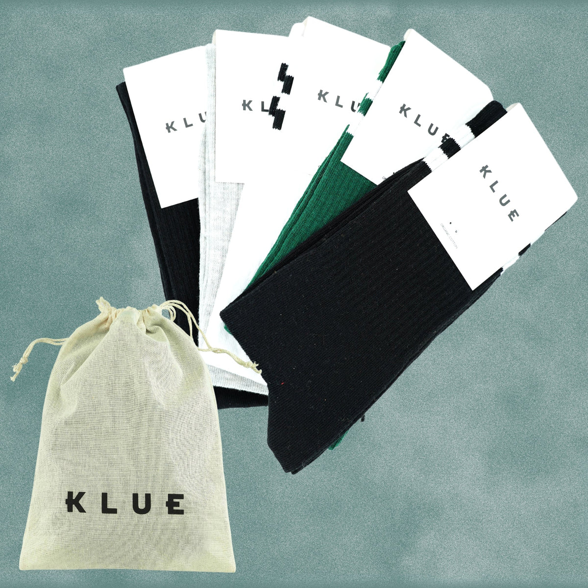 Klue gift bag ekologiska tennisstrumpor crew x5 | REGULAR - klueconcept