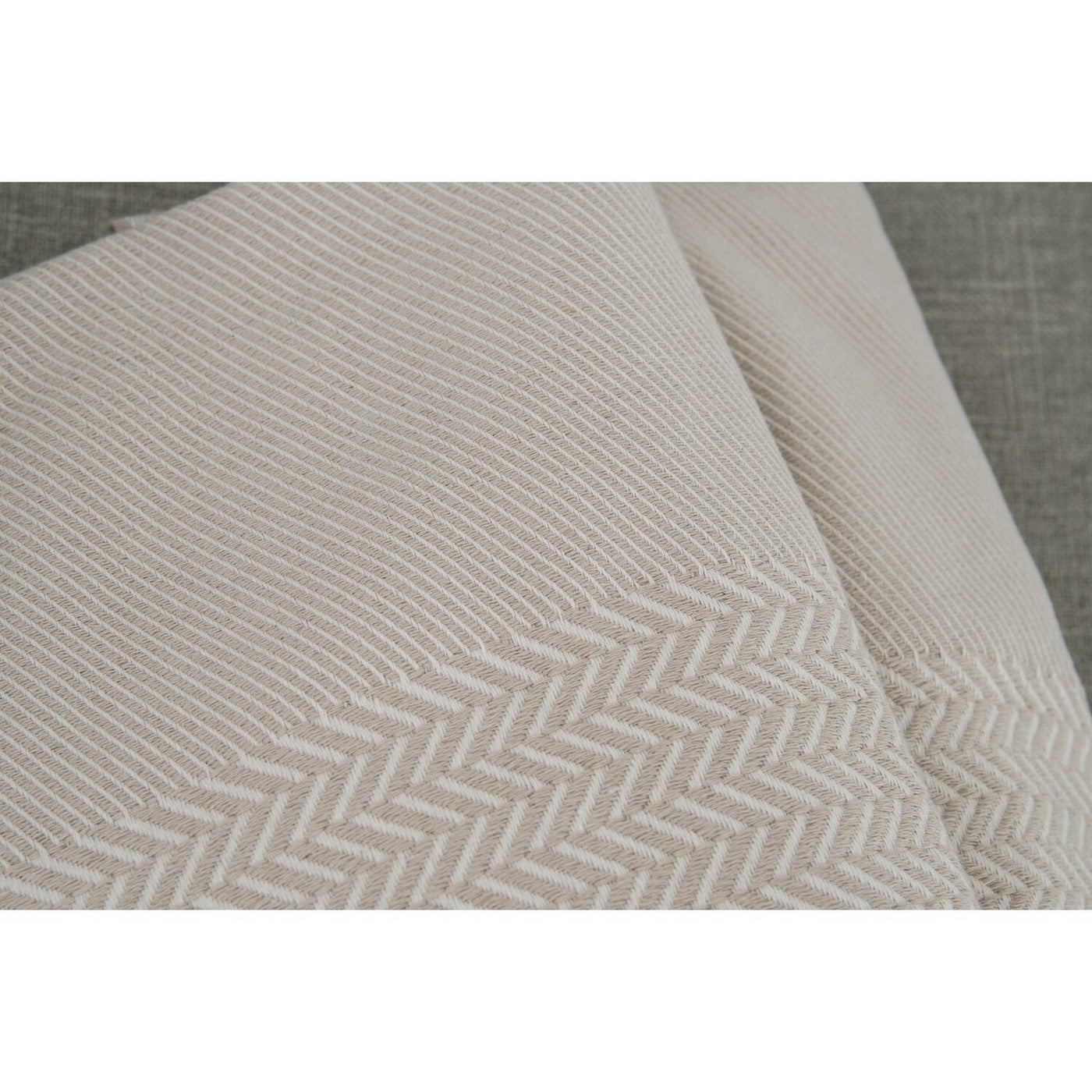 Oslo - Plaid - Algodón - Beige
