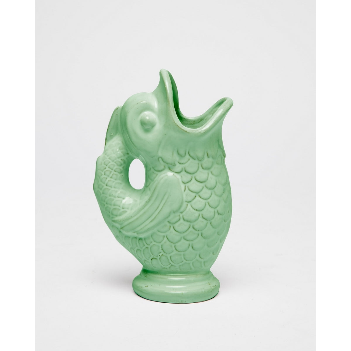 Vaso Pesce In Ceramica - Acquamarina