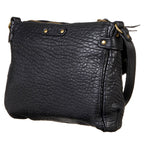Bolso de hombro Giulia - Piel de cordero negra