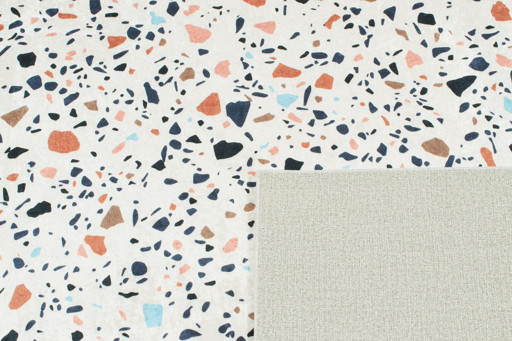 Almafie - Alfombra de Baño Interior - Poliéster Estampado - Multicolor