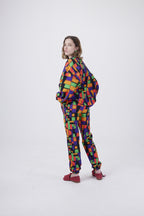 Kiara Trousers in Fréquences Printed Fleece