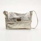 Bolso de hombro Ana Metalique - Dorado