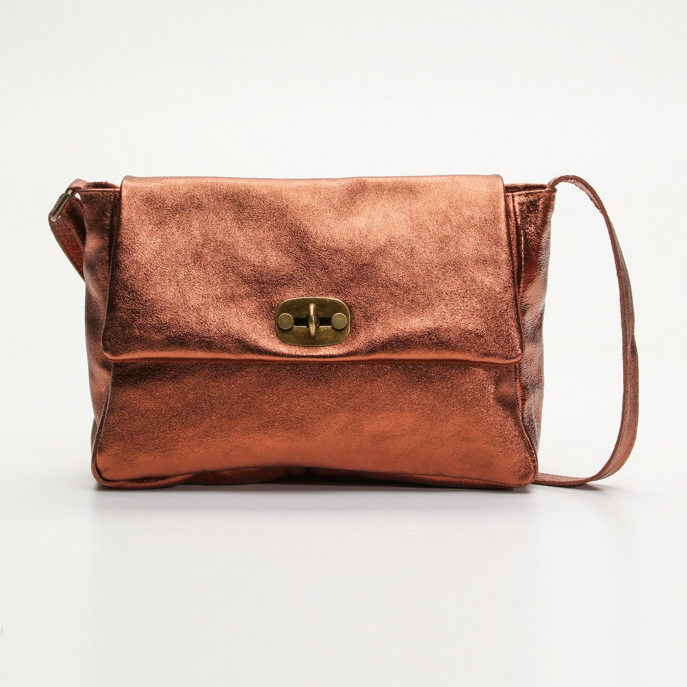 Sac En Bandoulière Ana Metalique - Bronze Metallique