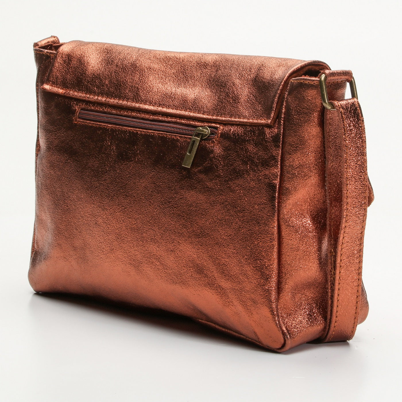Sac En Bandoulière Ana Metalique - Bronze Metallique
