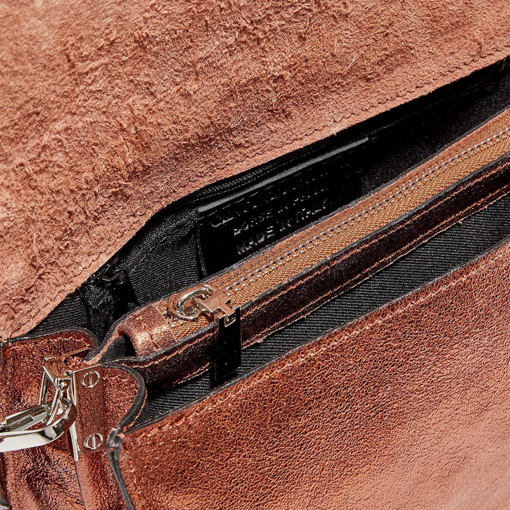Iris Shoulder Bag - Bronze