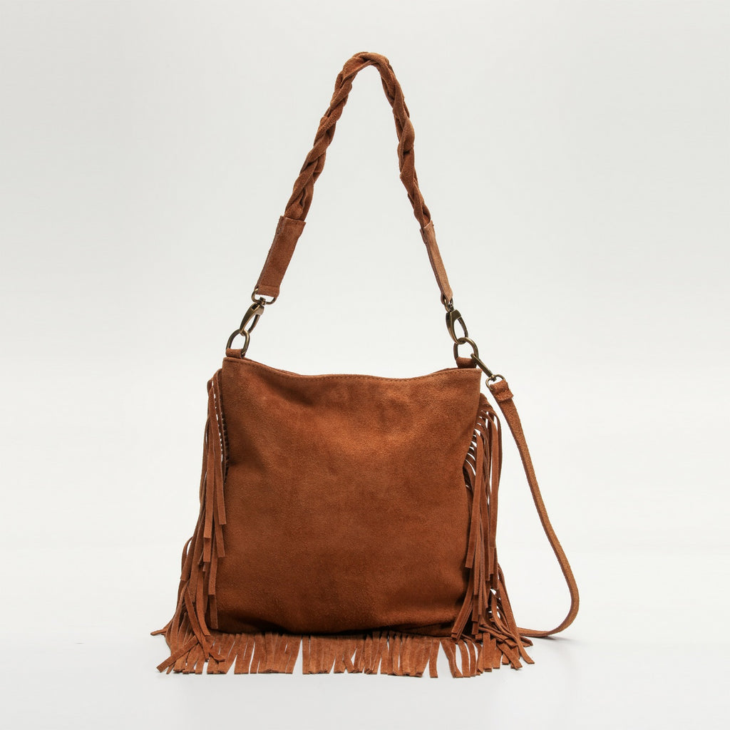 Bolso Lucy Flecos - Camel