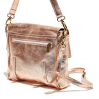 Bolso bandolera Nyle - Rosa metalizado