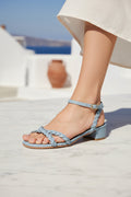 Hachi Heeled Sandals - Blue