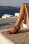 Brielle Flat Sandals - Camel