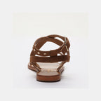 Brielle Flat Sandals - Camel