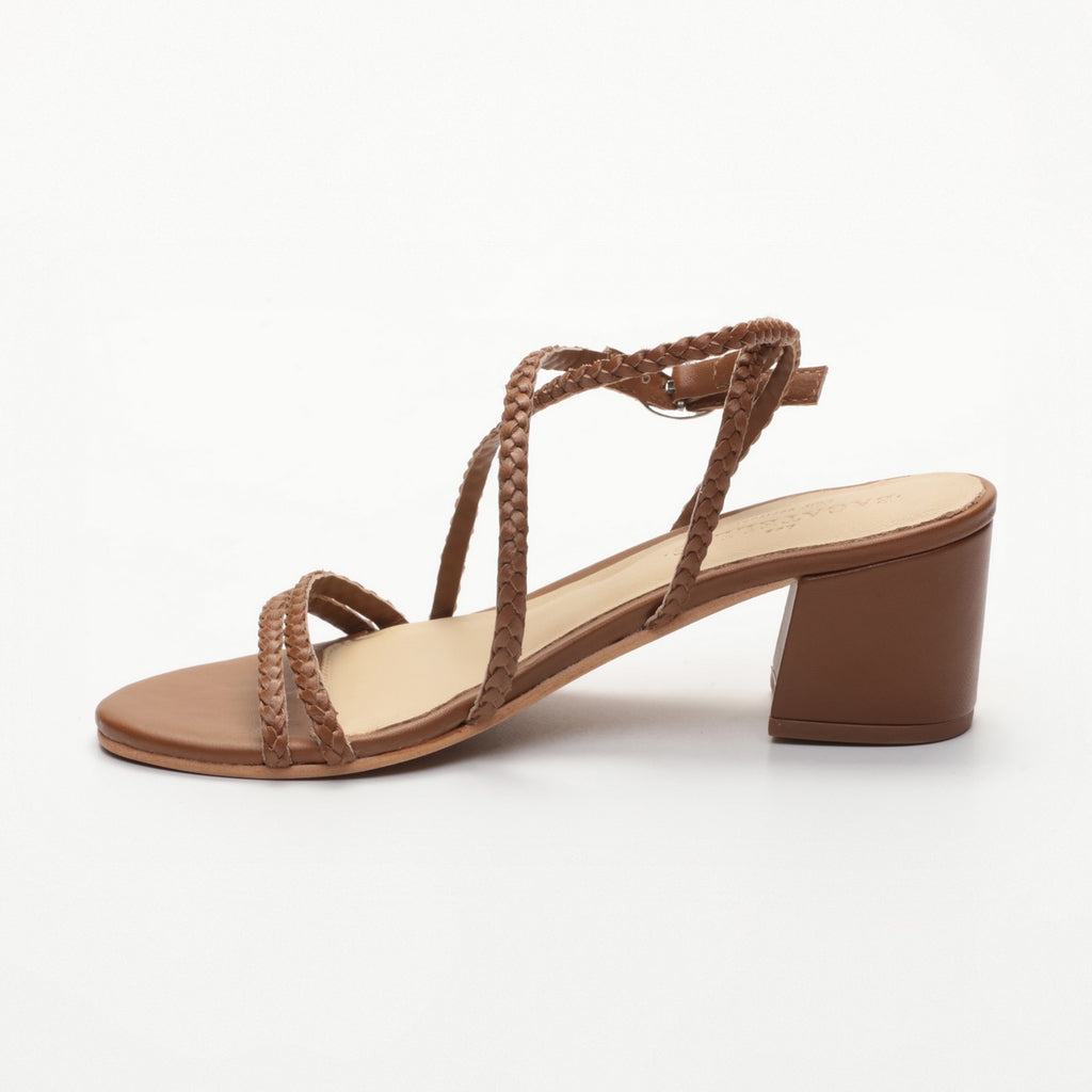 Georgianna Heeled Sandals - Camel
